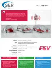 Preview of the FEV Europe GmbH Case Study