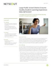 Preview of the Large Public School District Case Study