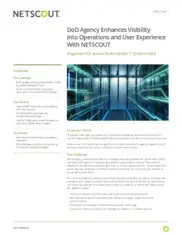 Preview of the Department of Defense Agency Case Study