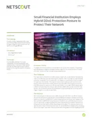 Preview of the Regional Financial Institution Case Study