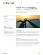 Preview of the Leading Transporter of Natural Gas and Oil Company Case Study