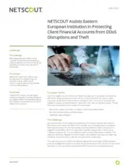Preview of the Largest Financial Institution Case Study