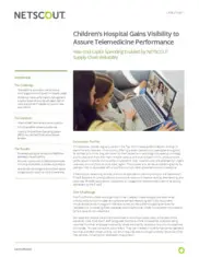 Preview of the Children’s Hospital Case Study