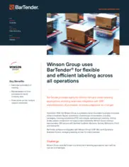 Preview of the Winson Group Case Study