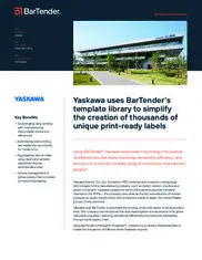 Preview of the Yaskawa Electric Case Study
