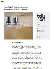 Preview of the BollyOn Case Study