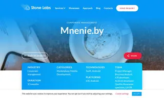 Preview of the Mnenie.by Case Study