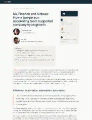 Preview of the M1 Finance Case Study