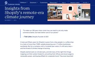 Preview of the Shopify﻿ Case Study