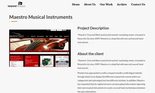 Preview of the Maestro Musical Instruments Case Study