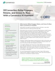 Preview of the OEConnection Case Study