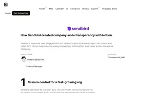 Preview of the Sendbird Case Study