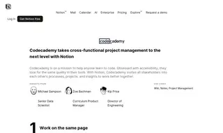 Preview of the Codecademy Case Study