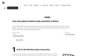 Preview of the Axios Case Study