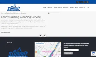 Preview of the Lenny Building Cleaning Service Case Study