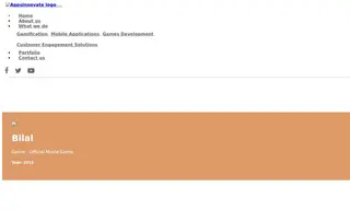 Preview of the Bilal Case Study