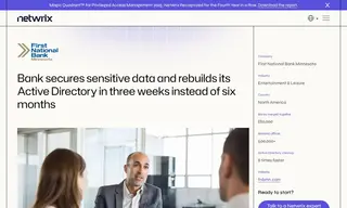 Preview of the First National Bank Minnesota Case Study