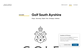 Preview of the Golf South Ayrshire Case Study