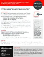 Preview of the AEP Energy Case Study