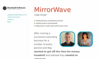 Preview of the MirrorWave Case Study