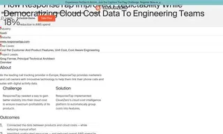Preview of the ResponseTap Case Study