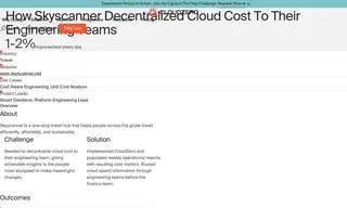 Preview of the Skyscanner Case Study