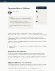 Preview of the Expressable Case Study