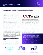 Preview of the USC Dornsife College Case Study