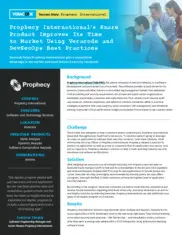 Preview of the Prophecy International Case Study