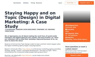 Preview of the Topic Design Case Study