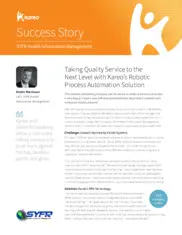 Preview of the SYFR Health Information Management Case Study