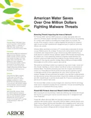 Preview of the American Water Case Study