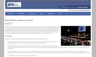 Preview of the West Fertilizer Company Case Study