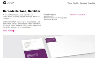 Preview of the Bernadette Saad, Barrister Case Study