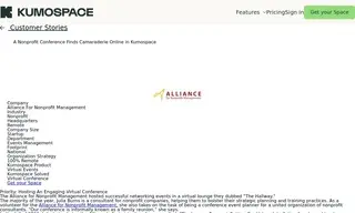 Preview of the Alliance for Nonprofit Management Case Study