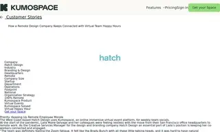 Preview of the Hatch Design Case Study