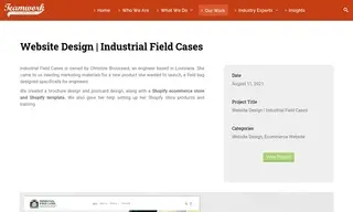 Preview of the Industrial Field Cases Case Study