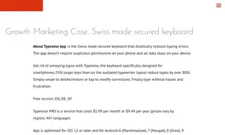 Preview of the Typewise App Case Study