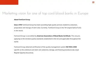Preview of the FamiCord Group Case Study