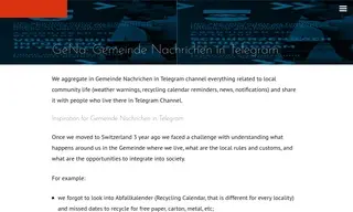 Preview of the Gemeinde Nachrichen Case Study