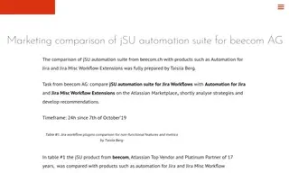 Preview of the jSU automation Case Study
