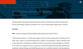 Preview of the Sego Home Fitness Case Study