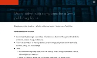 Preview of the Sandermoen Publishing Case Study
