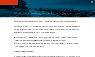 Preview of the Swiss company Case Study