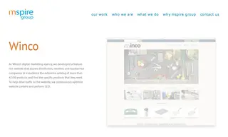 Preview of the Winco Case Study