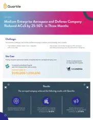Preview of the Medium Enterprise Aerospace and Defense Company Case Study