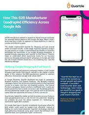 Preview of the B2B Manufacturer Case Study