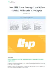 Preview of the LHP Case Study