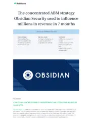 Preview of the Obsidian Case Study