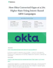 Preview of the Okta Case Study